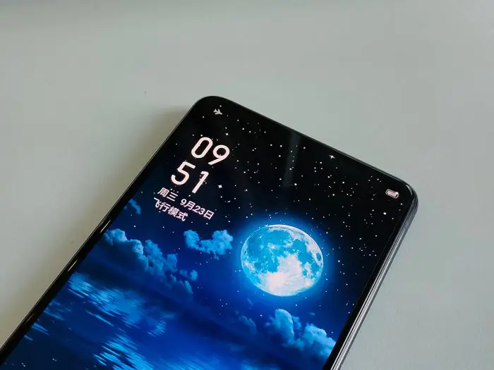 Realme under-display camera phone