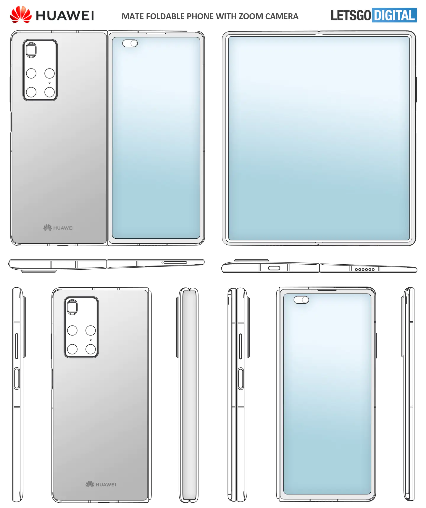Huawei Mate X2 patents