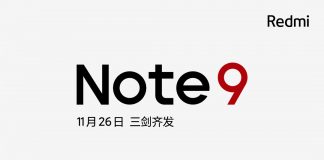 Redmi officially announced Redmi Note 9 series will be released on November 26