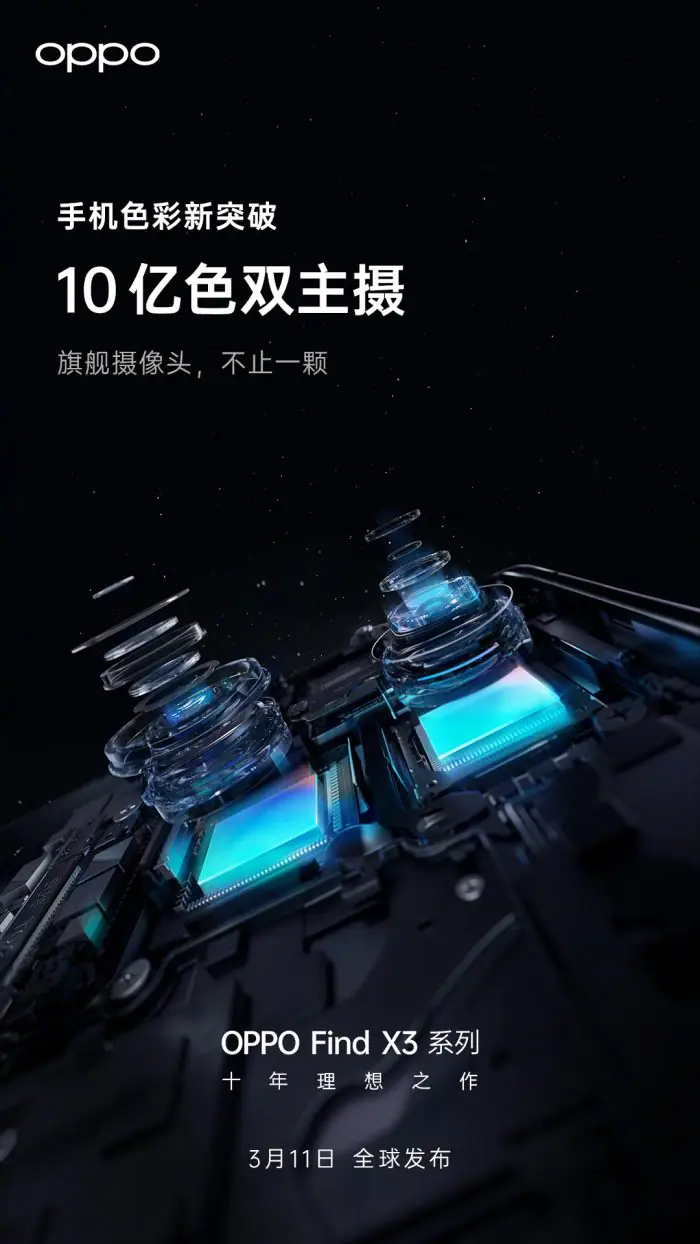 OPPO Find X3 series camera
