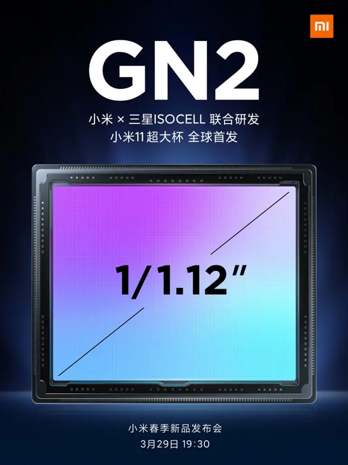 Samsung ISOCELL GN2 sensor