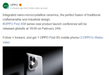 Find X5 Launch Announcement