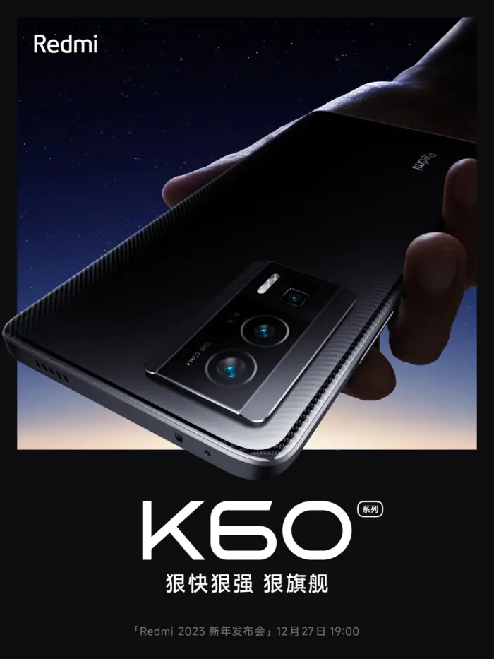 Redmi K60 Launch Poster