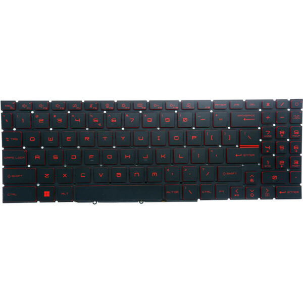 Backlit Keyboard for MSI Katana GF66 GF76, PULSE GL66 GL76
